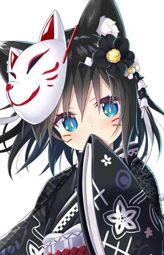 不知道谁画的猫女