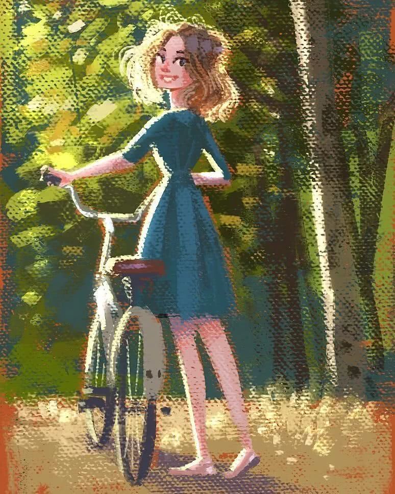 温馨的小插画风格