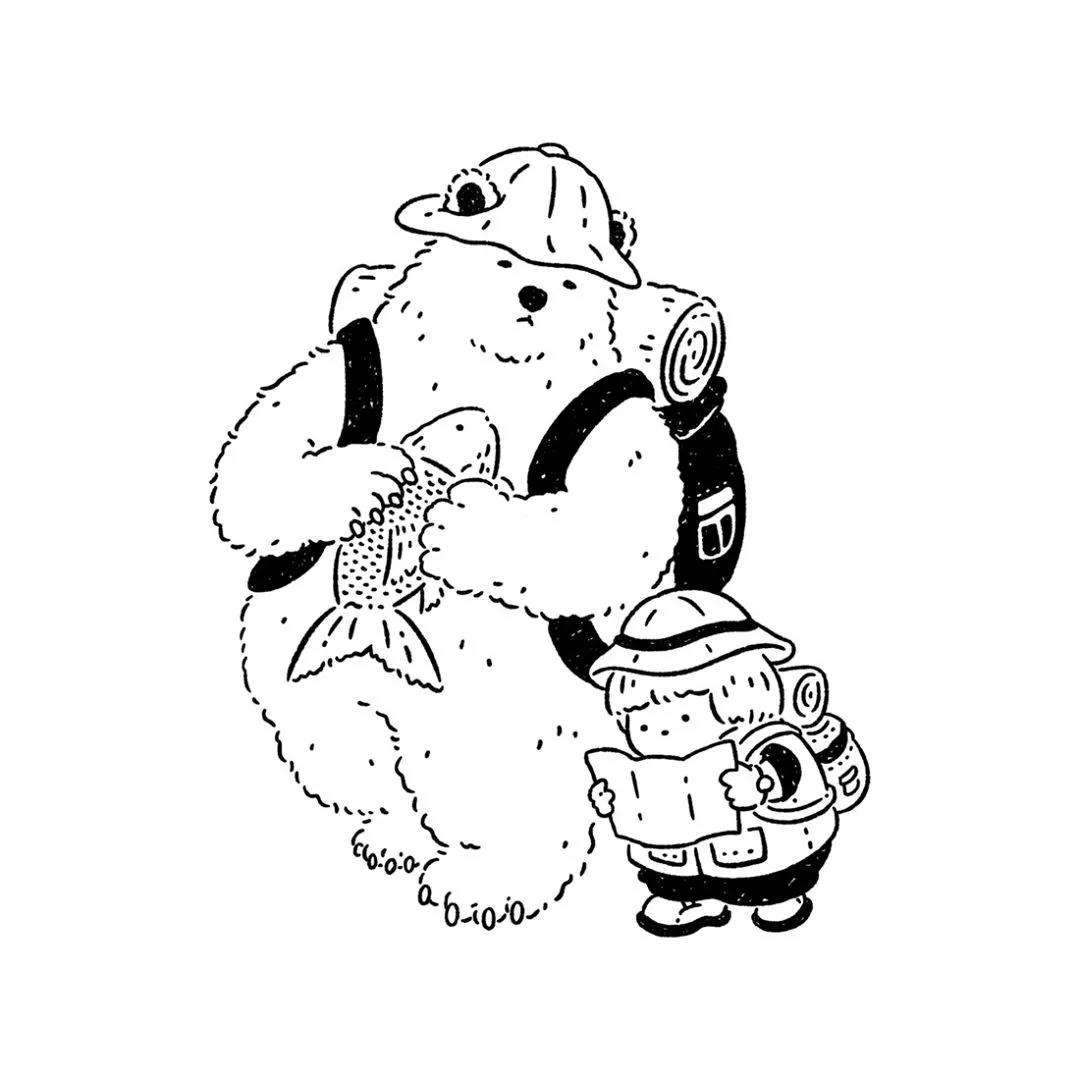 憨憨可爱的简笔画收集