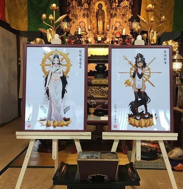 日本庙宇连观音也卖萌？「超卡哇伊画像」动漫宅宅们慕名参拜 ...