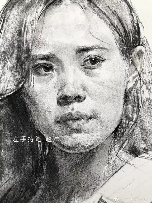画皮画骨难画魂，看了央美才男的素描和色粉美女，美得让我想恋爱 ...