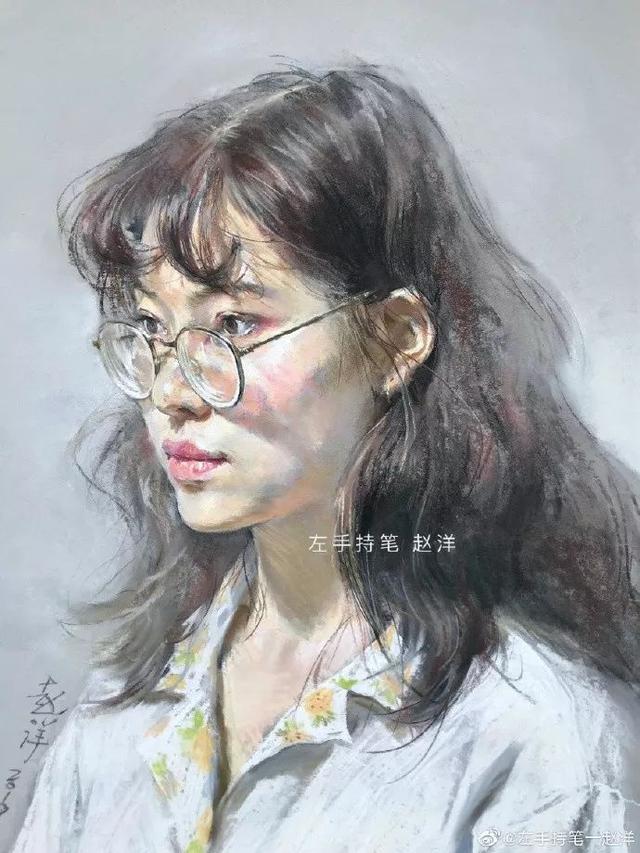 画皮画骨难画魂，看了央美才男的素描和色粉美女，美得让我想恋爱 ...