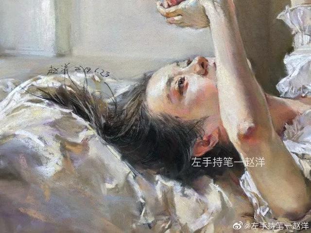 画皮画骨难画魂，看了央美才男的素描和色粉美女，美得让我想恋爱 ...