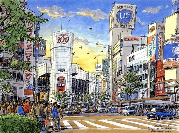 日本水彩画家，用色彩记录了风景｜水彩笔记