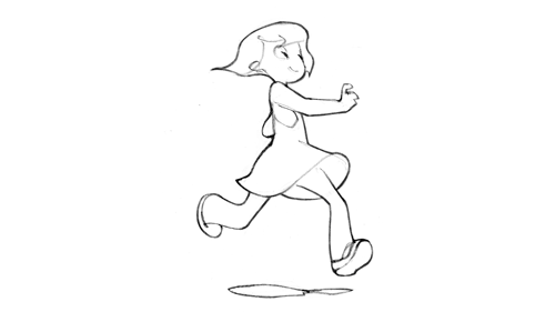 绘画素材 多种跑步姿势动态图