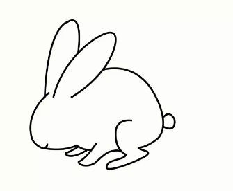 小兔子简笔画的画法
