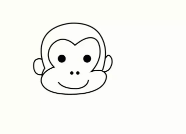 一步步教你画一个简笔画小猴子