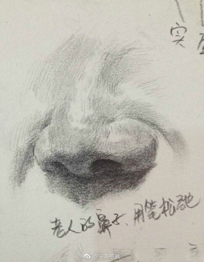 素描五官的画法教程