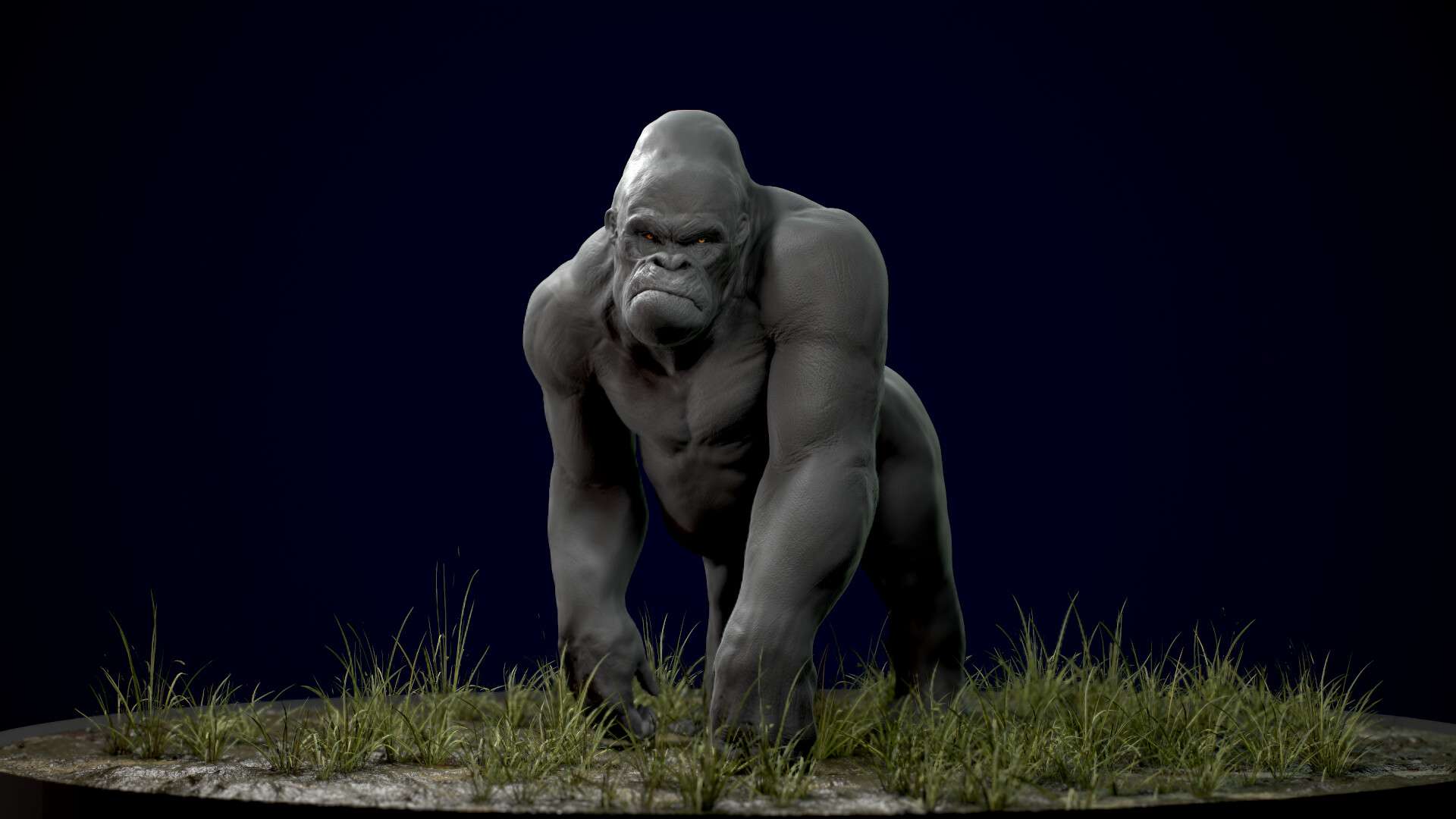 大猩猩3D模型绘画素材