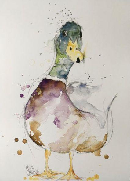 各种小鸭子的绘画素材