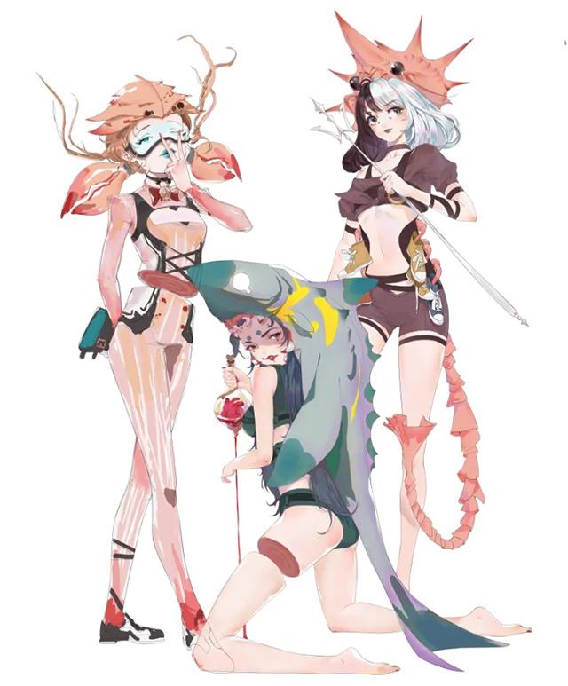 日系伪厚涂风格插画绘制教程