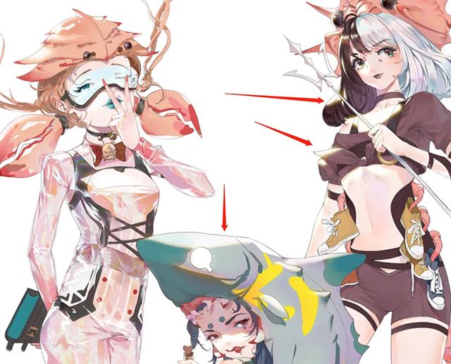 日系伪厚涂风格插画绘制教程