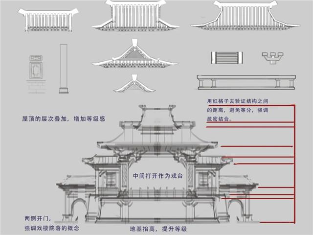 中式建筑场景表现绘制教程