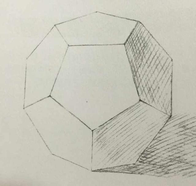 全面解读素描十二面体的画法和技巧 全面解读素描十二面体的画法和技巧