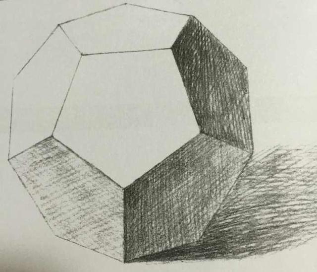 全面解读素描十二面体的画法和技巧 全面解读素描十二面体的画法和技巧