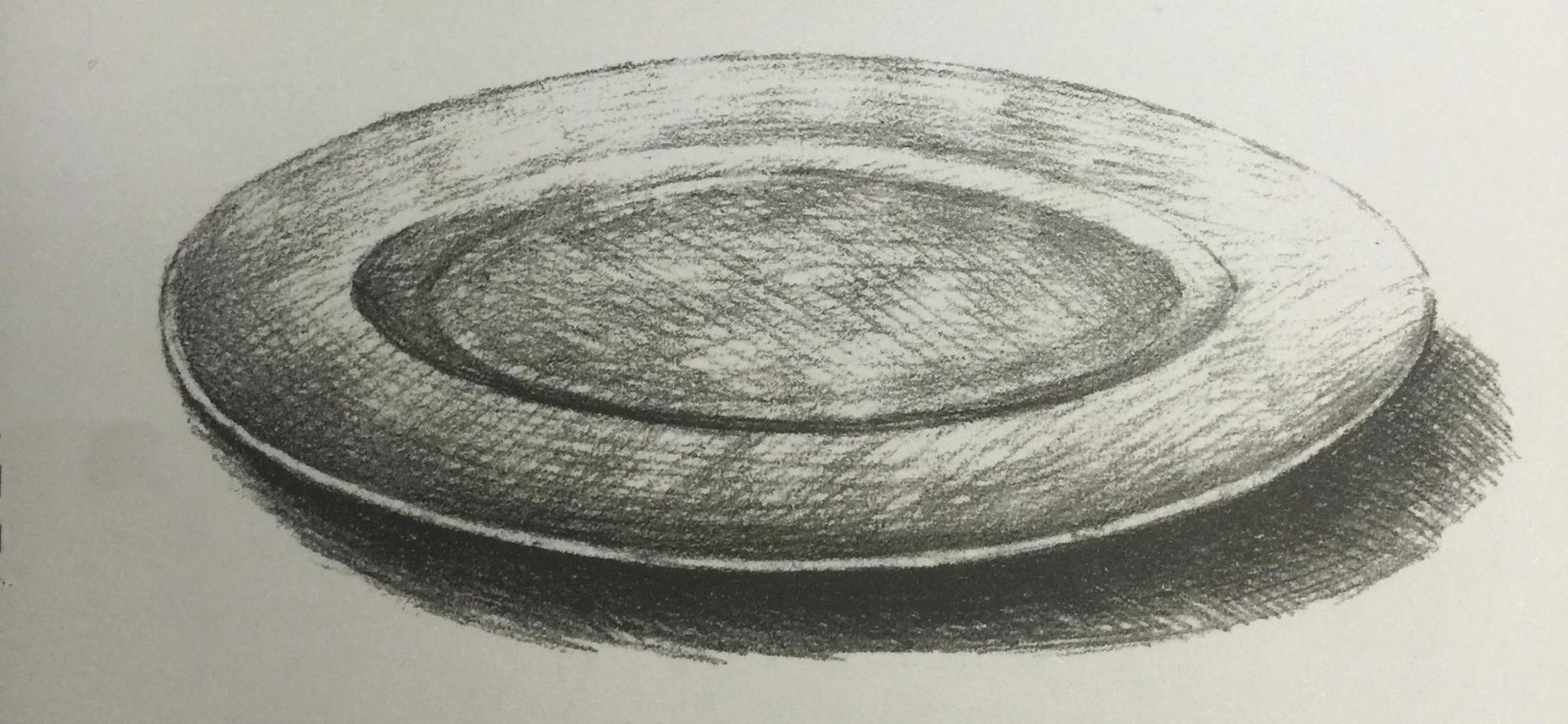 素描盘子绘画步骤图解教程