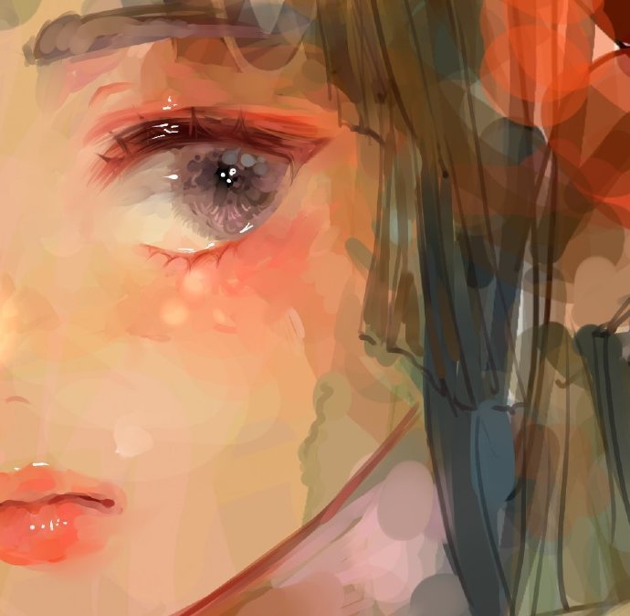 唯美眼眸插图设计作品欣赏