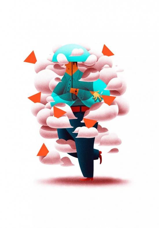 几组具有想象力的创意插画设计
