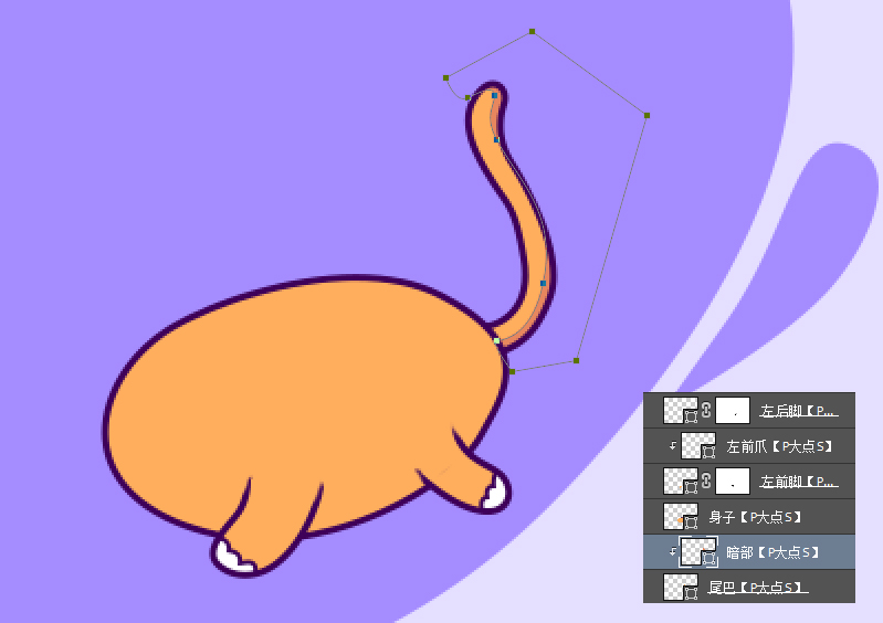 PS噪点教程:鼠绘喵星人噪点插画