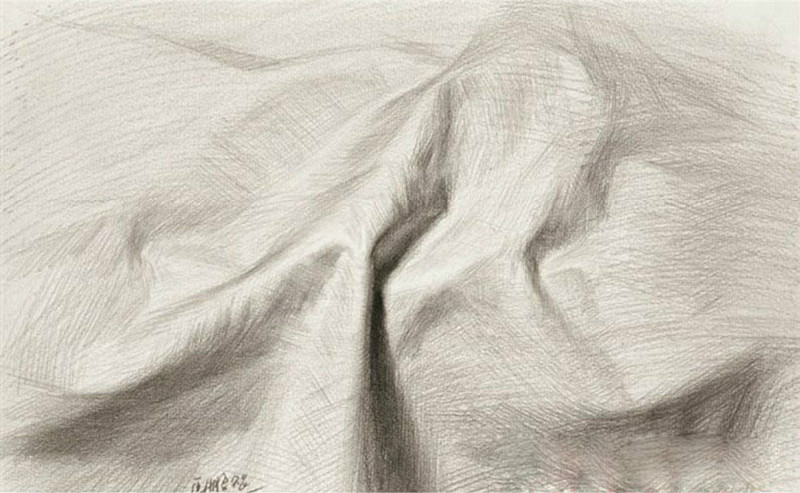 衬布怎么画？素描衬布的画法