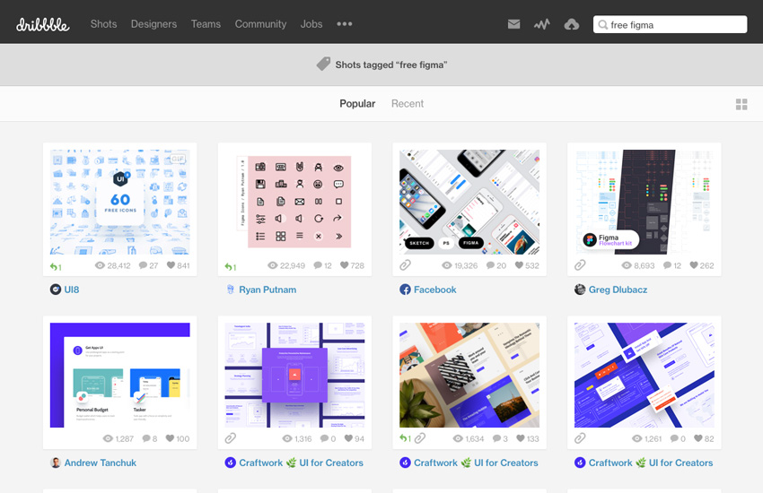 最佳的免费Figma资源：模板，图标，UI工具包等