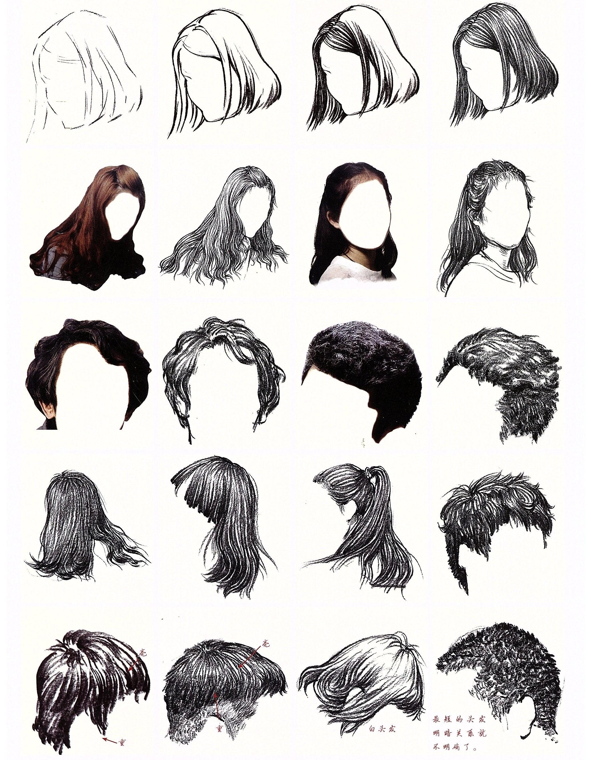 PS-人体基础-男士发型 - 绘画插画教程_PS（CC2018），数位板 - 虎课网