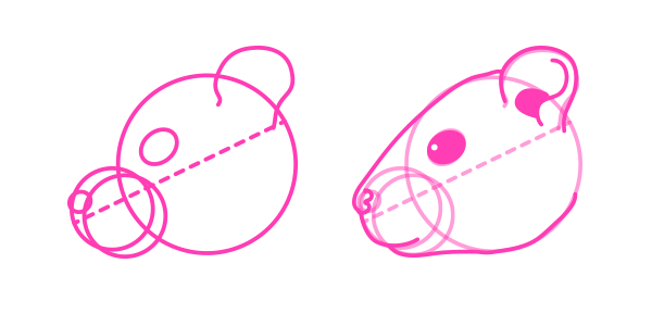 动物画教程：怎么画沙鼠