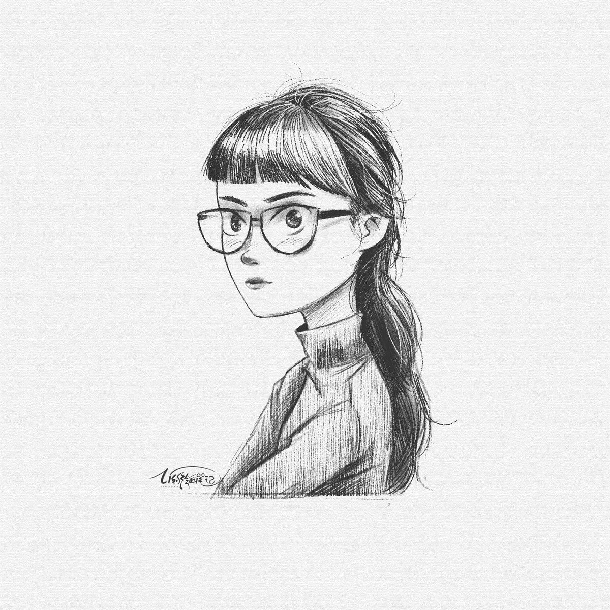 ipad人物小插画