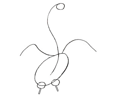 儿童画，怎么教孩子画一只小天鹅？